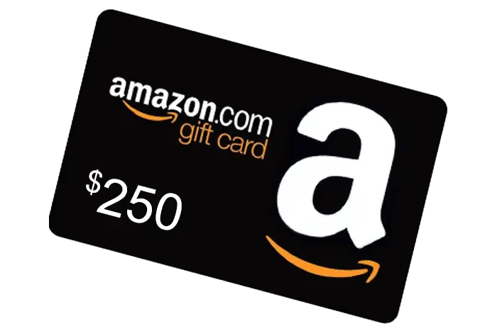 $250 Amazon eGift card
